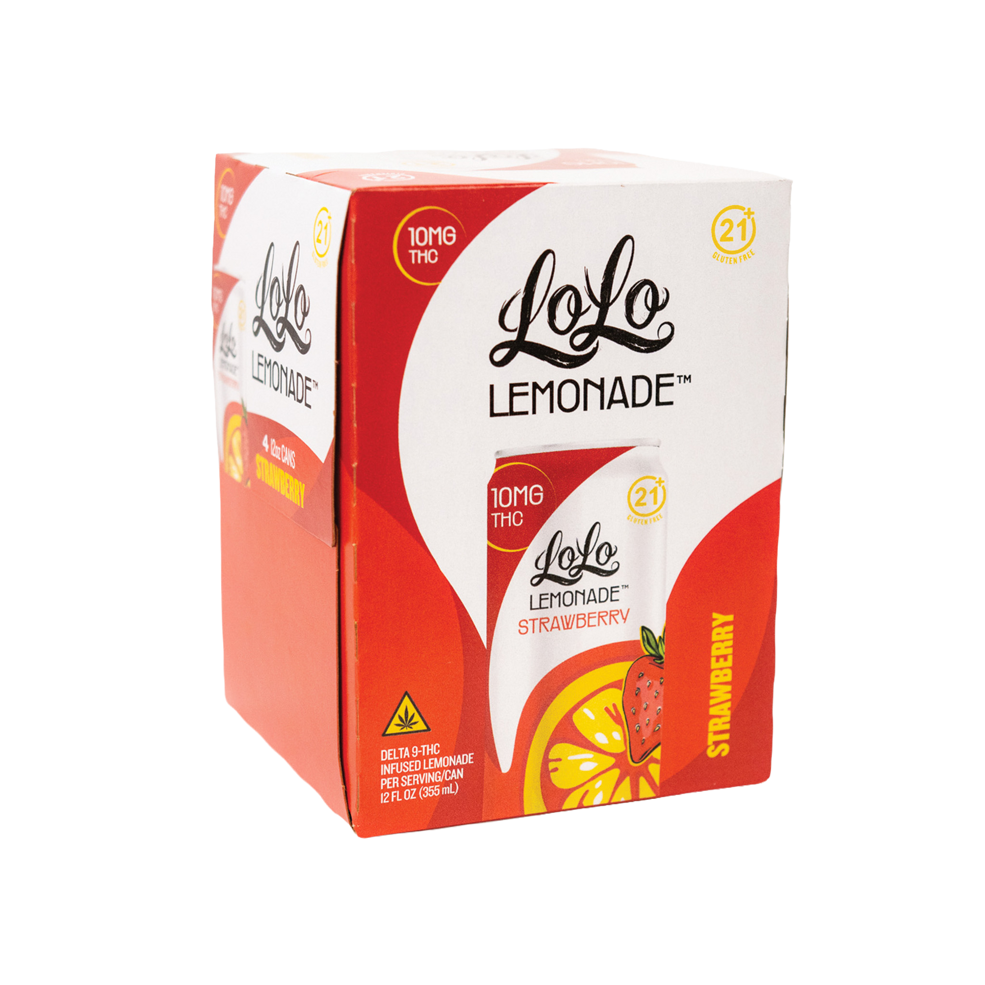 LoLo Lemonade Strawberry 10MG - 4 pack