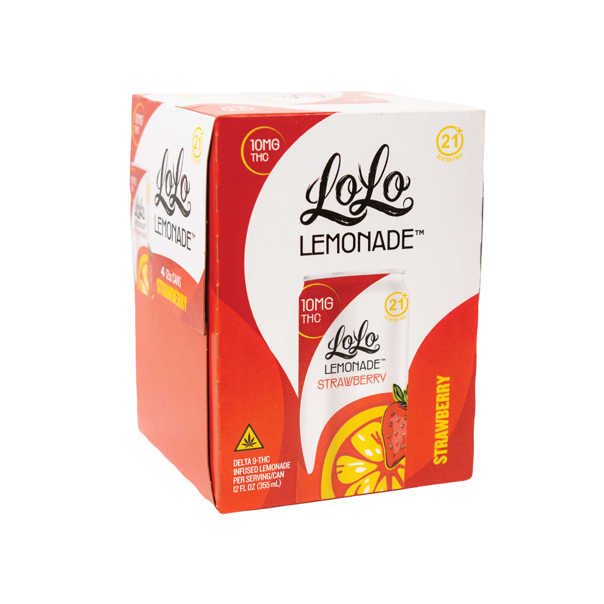 LoLo Lemonade Strawberry 10MG - 4 pack