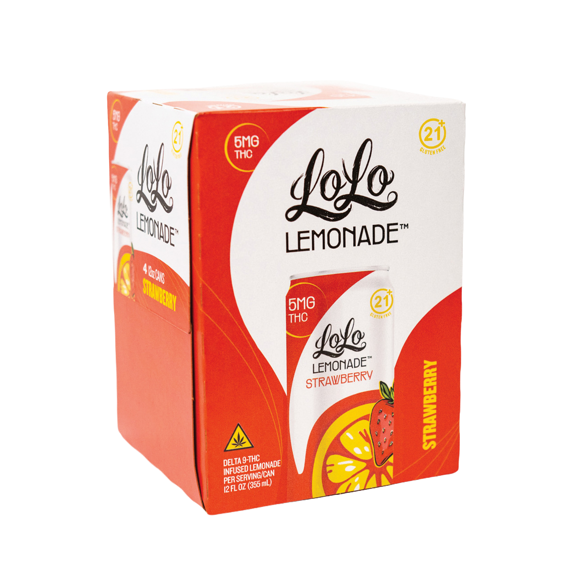 LoLo Lemonade Strawberry 5MG - 4 pack