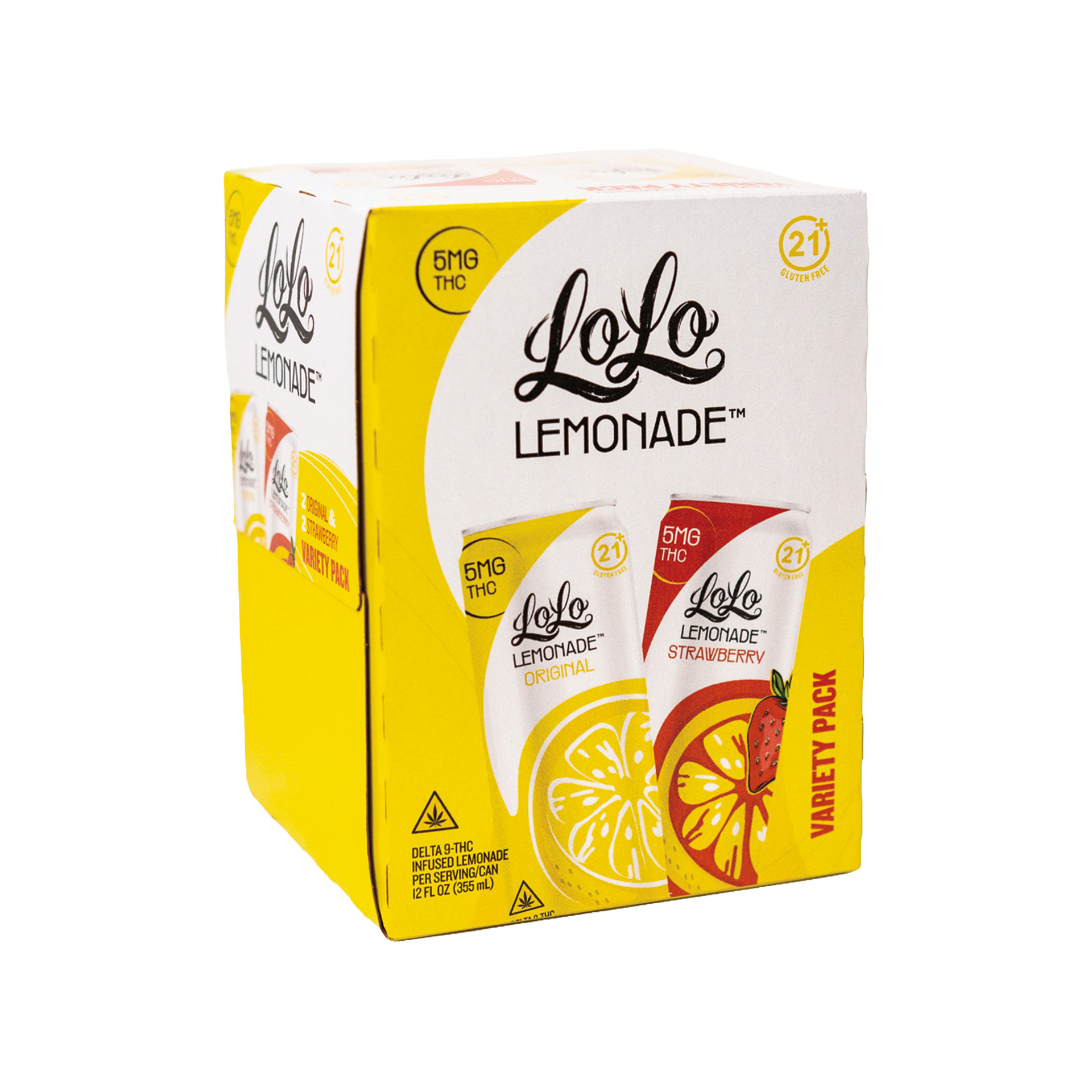 LoLo Lemonade Variety Pack 5MG - 4 pack LoLo Lemonade Variety Pack 5MG - 4 pack