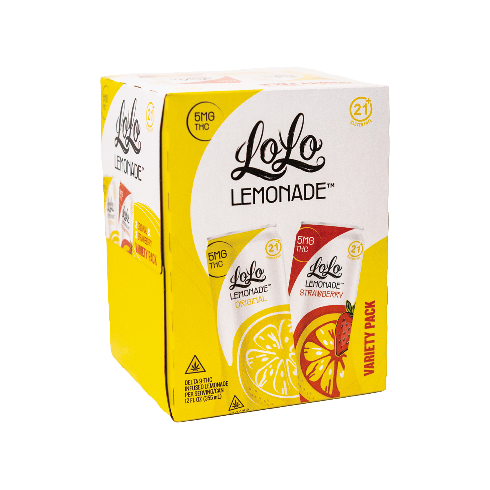 LoLo Lemonade Variety Pack 5MG - 4 pack